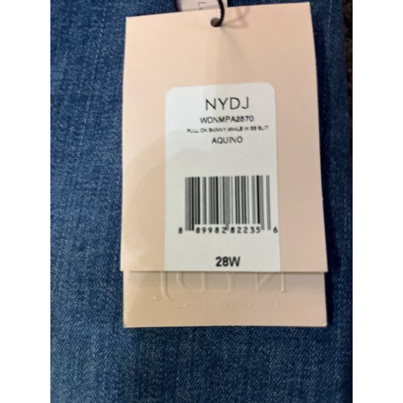 NYDJ Jeans Womens 28W NEW Pull-On Skinny Ankle Lift Tuck Split Hem Denim - Picture 6 of 16